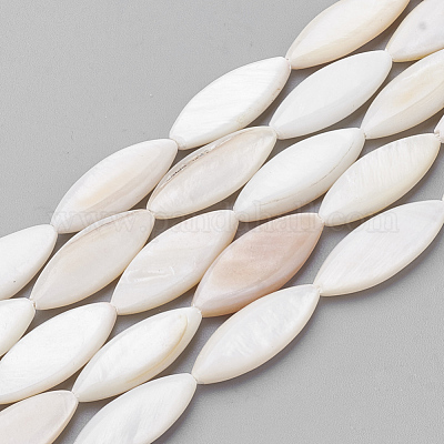 Нити бусин из натуральных ракушек PBB220Y-1-1