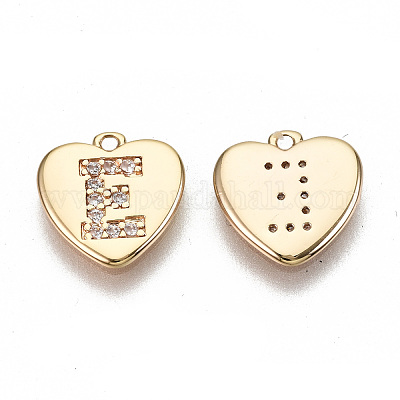 Латунные микропаве прозрачные кубические циркониевые подвески KK-N231-234E-NF-1