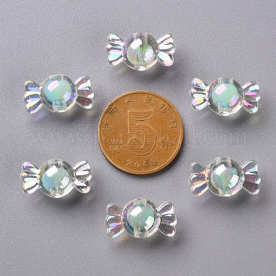 Прозрачные акриловые бусины TACR-S152-03B-SS2111-1