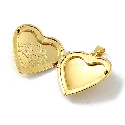 Подвески латуни медальон KK-C092-25G-06-1