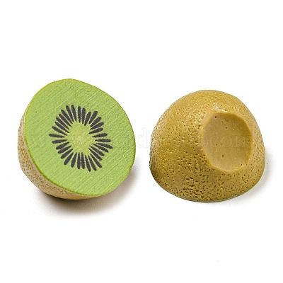 Кабошоны из непрозрачной смолы с фруктами RESI-H156-01-04-1