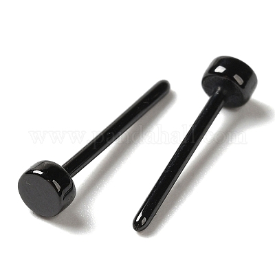 Гипоаллергенные серьги-гвоздики из биокерамики с цирконием и керамикой EJEW-F340-05D-01-1