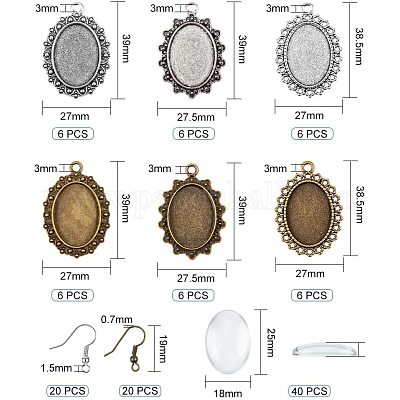 DIY серьги решений DIY-PH0025-76-1