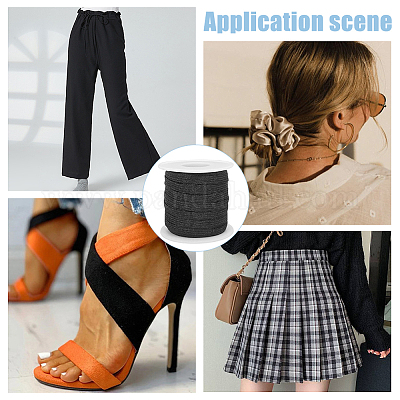 24 ярд плоского металлизированного полиэстерового эластичного шнура OCOR-WR0001-15D-1