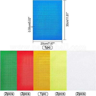 10 лист 6-х цветных водонепроницаемых светящихся пластиковых самоклеящихся наклеек DIY-CA0004-73-1