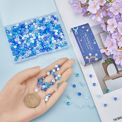 Стеклянные бусины&nbsp;EGLA-SC0001-38B-1