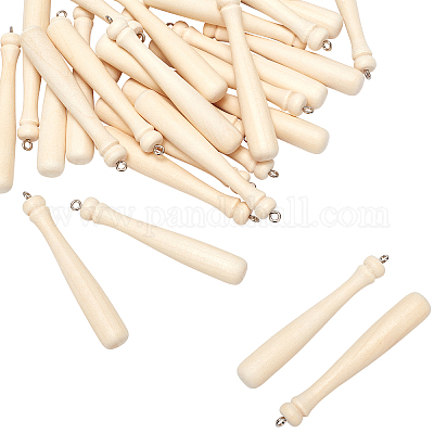 Кулон из дерева Theaceae WOOD-WH0015-44-1