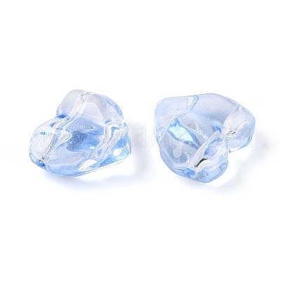 Прозрачные стеклянные бусины GLAA-T028-03I-1