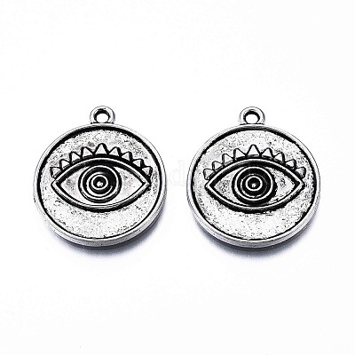 Подвеска из сплава в тибетском стиле для эмали TIBE-N011-209-1