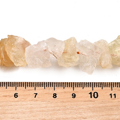 Природный цитрин бисер нитей G-I283-F27-1