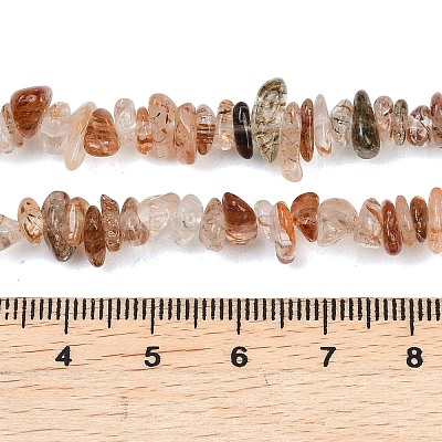 Нити бусин из рутилированного кварца из натурального черного золота&nbsp;G-G905-20A-1