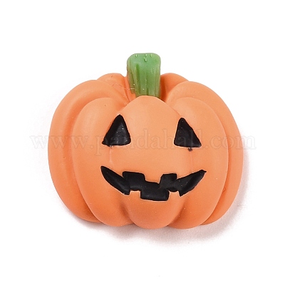 Кабошоны из непрозрачной смолы тыквы RESI-F031-05-1