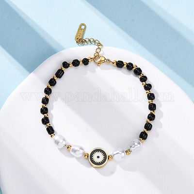 Браслеты из нержавеющей стали 304 для женщин BJEW-Z099-01G-1