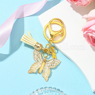 Брелок из акрила и эмали из сплава KEYC-FS00026-05-1