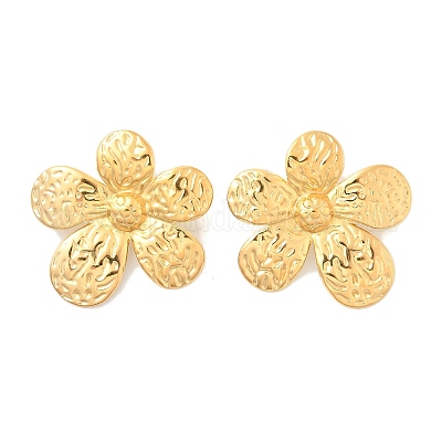 Серьги-гвоздики из нержавеющей стали 304 для женщин EJEW-B121-01G-03-1