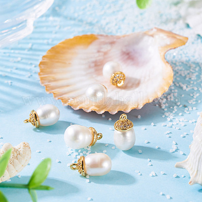 Подвески из натурального культивированного пресноводного жемчуга PALLOY-TAC0174-1