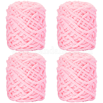 4 рулон мягкой пряжи для вязания крючком OCOR-SP0001-01C-1