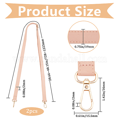 2 шт. регулируемые ремни для сумки из искусственной кожи FIND-GF0007-03D-1