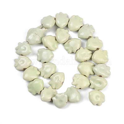 Фарфора ручной работы бисер нитей PORC-C007-01B-1