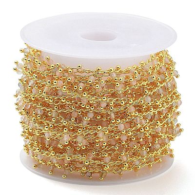 Натуральный морганит ручной работы из бисера CHC-P003-11S-1