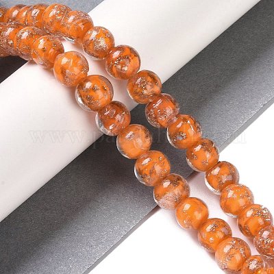 Бусины ручной работы бусины золотого песка LAMP-Z009-01F-1