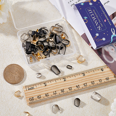 72 шт. 9 стиля защелкивающихся дужек из нержавеющей стали 201 и 304 STAS-SC0005-51-1