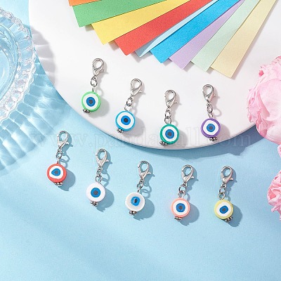 Кулон из полимерной глины ручной работы HJEW-JM04110-02-1