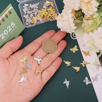 32 шт. 4-х стилей подвески-подвески из латуни с покрытием на стойке и 16 шт. 2-х стилей подвески KK-CA0002-41-1