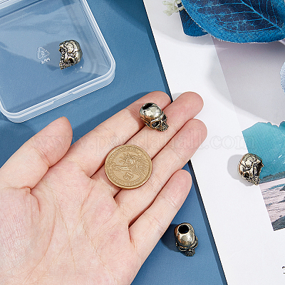 4 шт. Латунные бусины&nbsp;KK-FH0008-09A-AS-1