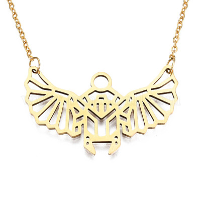 201 подвеска из нержавеющей стали NJEW-T009-JN055-2-40-1