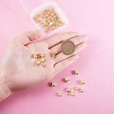 Латунные бусины KK-PH0034-67G-1