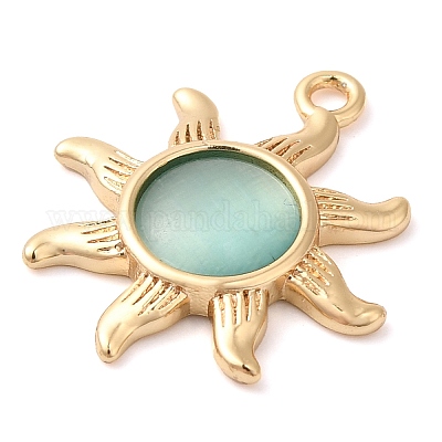 Латунь со стеклянными подвесками KK-G503-40G-01-1