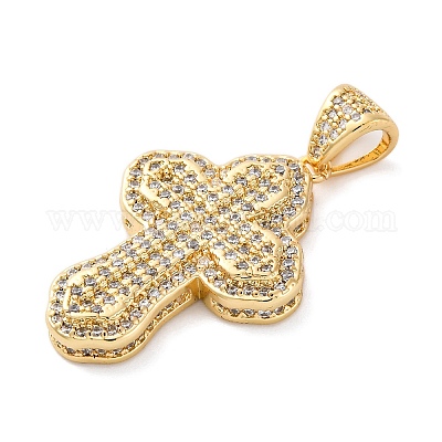 Латунные микро проложить кубического циркония подвески KK-S510-48G-01-1