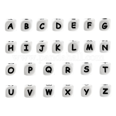 52шт 26 стиля пищевых экологически чистых силиконовых бусин SIL-LS0001-03-1