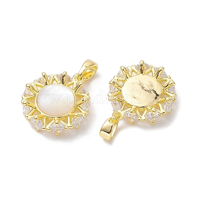 Подвески из латуни с покрытием из латуни KK-K360-04G-1