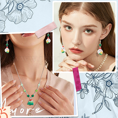 600 шт. 2 вида цветов железный винт с ушком IFIN-SP0001-06-1