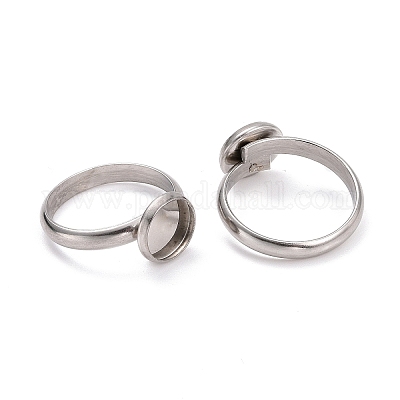 Оправы для колец из нержавеющей стали марки 304 X-STAS-I184-01C-P-1