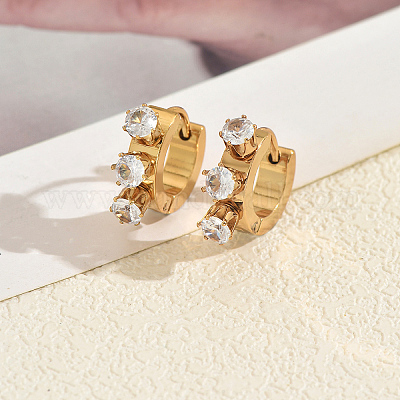 Серьги-кольца из нержавеющей стали 304 NO9289-2-1