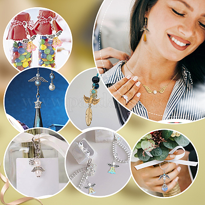 200шт 10 стиля бусины из сплава в тибетском стиле FIND-PH0019-97-1