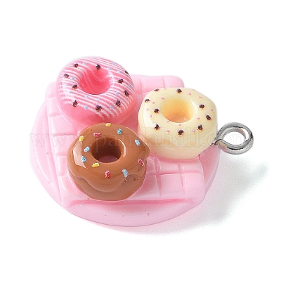 Подвески из непрозрачной смолы RESI-S019-02E-1