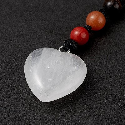 7 брелок с бусинами из драгоценных камней чакры KEYC-F036-02E-1