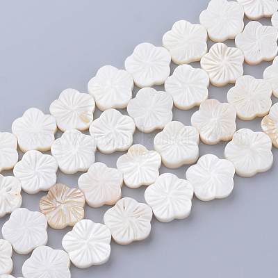 Естественных пресноводных стренг оболочки из бисера SHEL-T001-A01-1