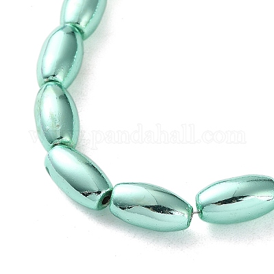 Гальванические нити синтетических магнитных гематитовых бусин G-C248-I01-6x12mm-1