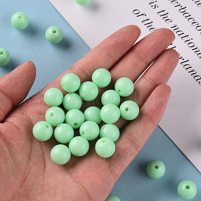 Непрозрачные акриловые бусины MACR-S370-C12mm-A05-1