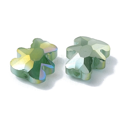 Гальванические стеклянные бусины EGLA-P059-01B-AB03-1