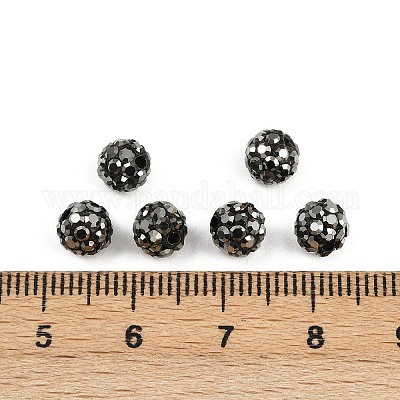 Бусины со стразами&nbsp;RB-H284-6MM-Half-1-1