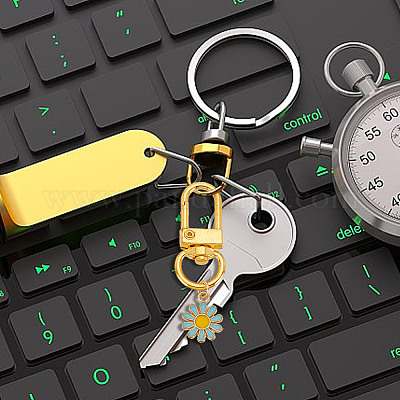 24шт 6 цвета сплава эмали кулон украшения HJEW-GO00009-1