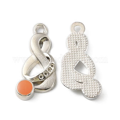 Ccb пластиковые эмалевые подвески CCB-K009-17P-1