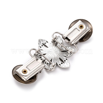 Винтажный сплав с зажимами для кардигана со стразами JEWB-B002-06AS-1