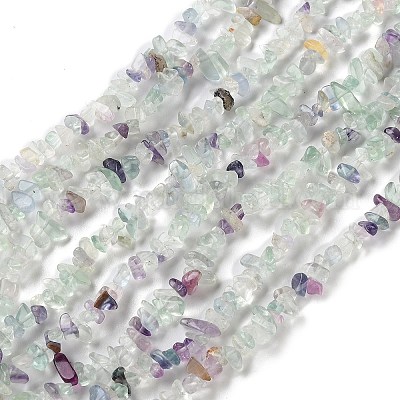 Природного флюорита бисер нитей G-D335-01-1